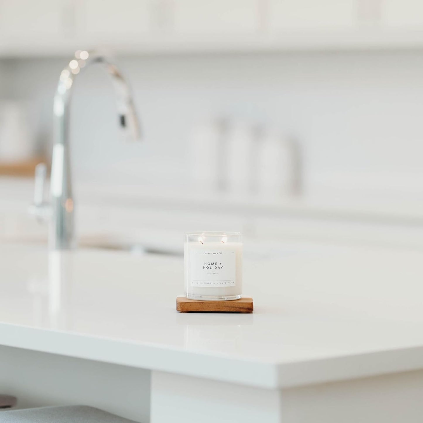 2 Wick Candle, Home + Holiday Scented Candle, 37 Hour Burn Time, Aromatherapy Soy Candles, Non Toxic & Vegan Soy Wax, Glass Tumbler Scented Candles, 8.8Oz