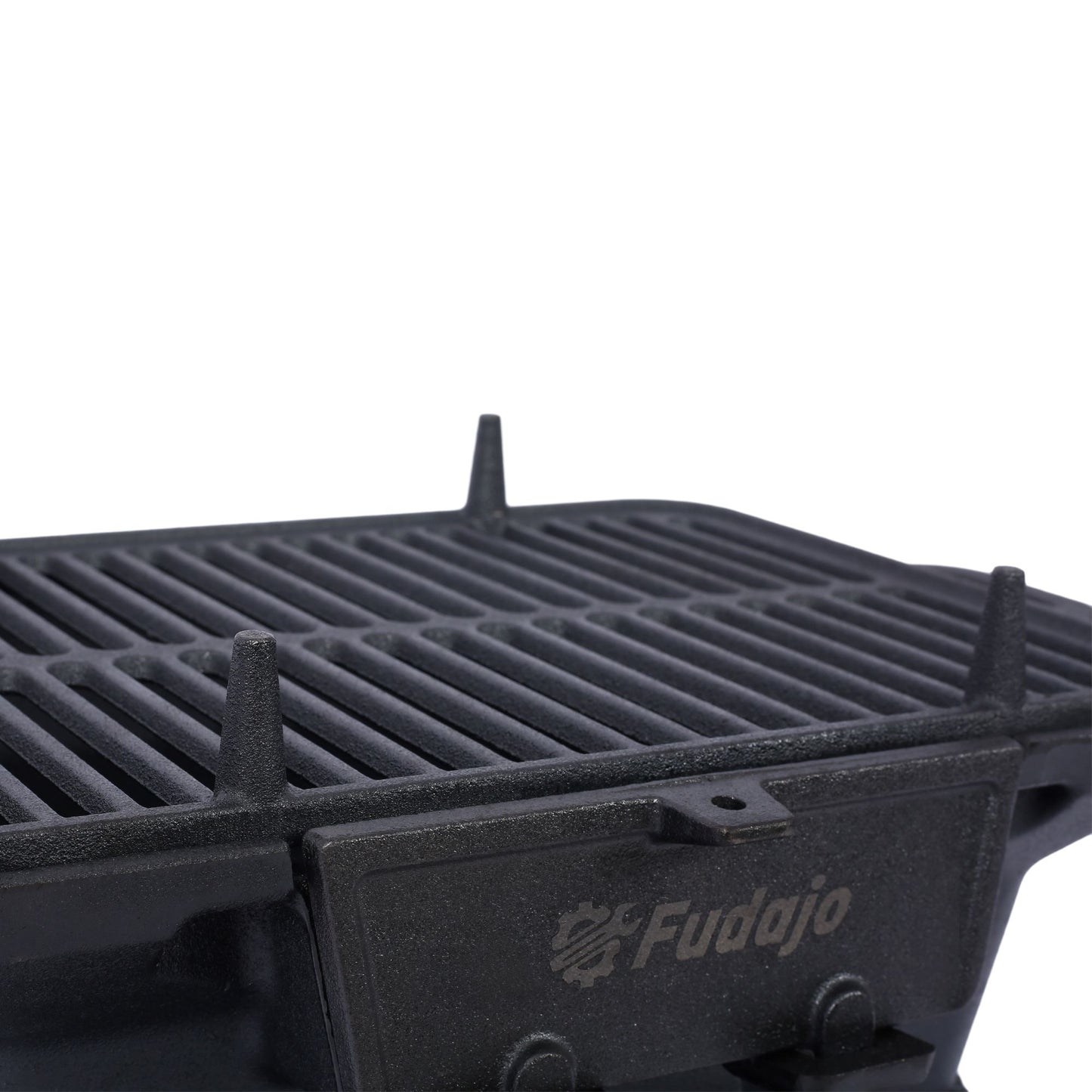 Outdoor Oval Cast Iron Grill, Portable Charcoal Grill, and Desktop Cast Iron Frying Pan