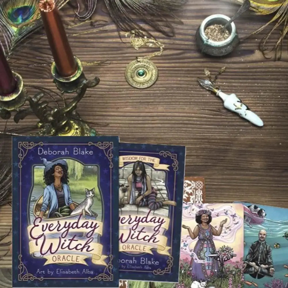 Everyday Witch Oracle Deck English PDF Guidebook Board Game Cards Playing Family Entertainment Kids Toys