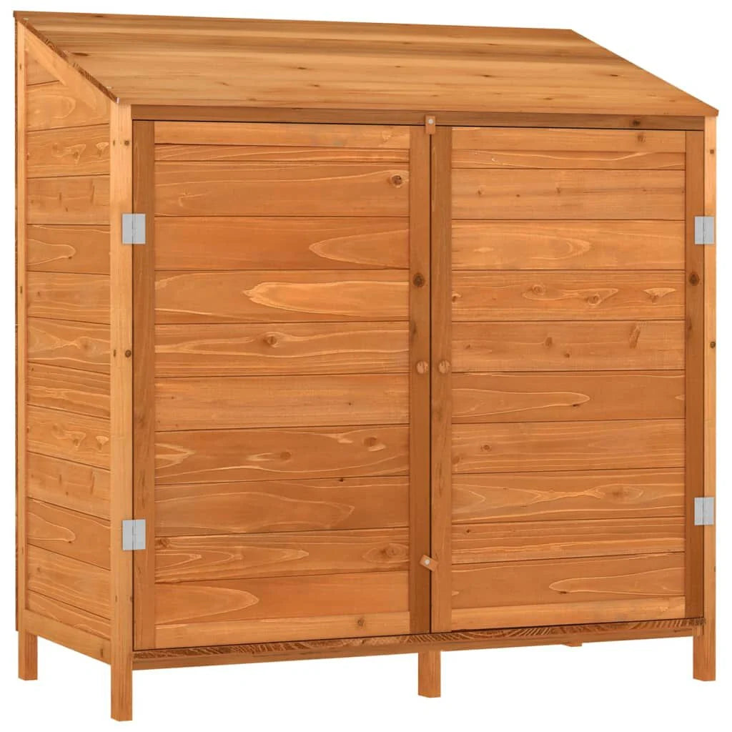 Garden Shed Anthracite Solid Fir Wood Medium Garden Shed