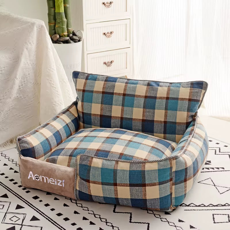 Big Dog Bed Removable Pet Sofa Bed for Small Medium Big Dogs Washable Cat House Mats Soft Pet Sleeping Beds Dog Accessories