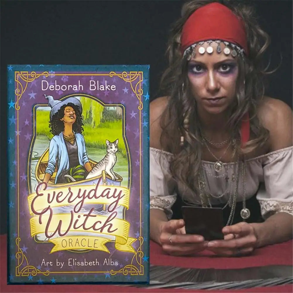Everyday Witch Oracle Deck English PDF Guidebook Board Game Cards Playing Family Entertainment Kids Toys