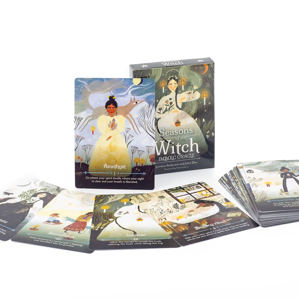 Kitten Tarot Deck 78Pcs Cute Black and White for Beginners Version Mysterious Board Game Fun Fortune Telling Kit