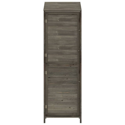 Garden Shed Anthracite Solid Fir Wood Medium Garden Shed