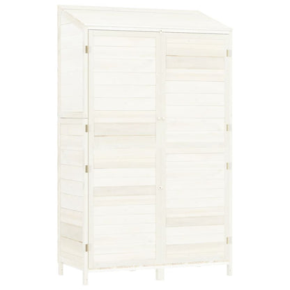 Garden Shed Anthracite Solid Fir Wood Medium Garden Shed