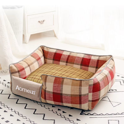 Big Dog Bed Removable Pet Sofa Bed for Small Medium Big Dogs Washable Cat House Mats Soft Pet Sleeping Beds Dog Accessories