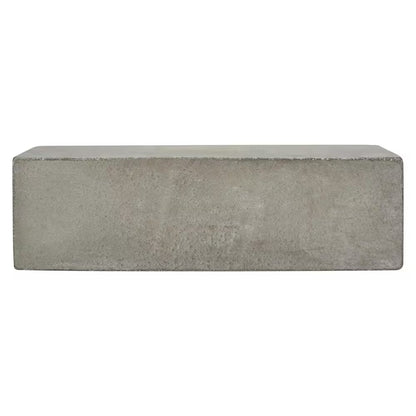 12.3 In. Trio Medium Concrete Gray Concrete Planter (3.6 In. L X 12.3 In. W X 3.5 In. H)