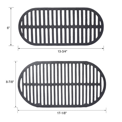 Outdoor Oval Cast Iron Grill, Portable Charcoal Grill, and Desktop Cast Iron Frying Pan