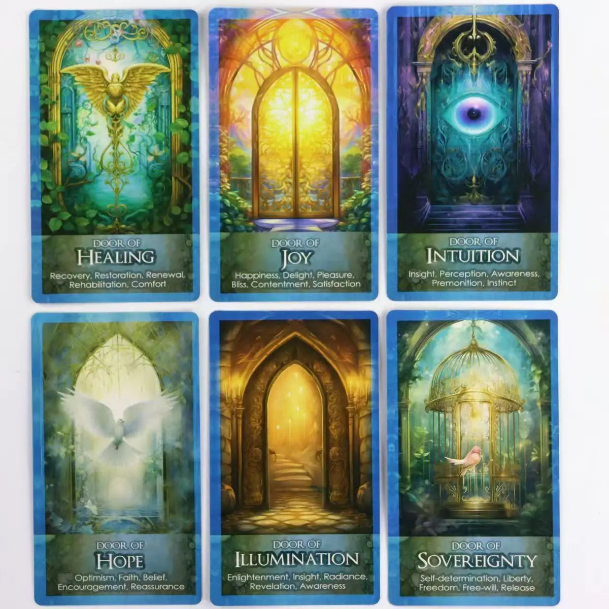 10.3*6Cm Doors of Destiny Oracle Deck 32-Card Tarot-Inspired Oracle Set