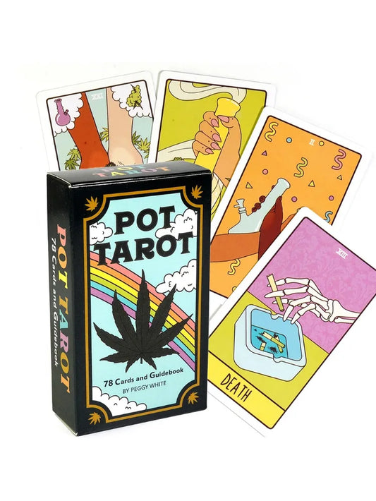 Pot Tarot 78 Pcs Card Deck Travel Version Pocket Size Witchy Beginner Tarot Learning Tarot Cards