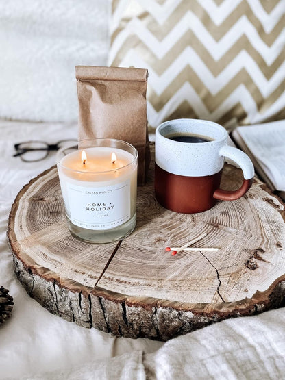 2 Wick Candle, Home + Holiday Scented Candle, 37 Hour Burn Time, Aromatherapy Soy Candles, Non Toxic & Vegan Soy Wax, Glass Tumbler Scented Candles, 8.8Oz