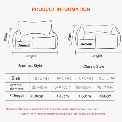 Big Dog Bed Removable Pet Sofa Bed for Small Medium Big Dogs Washable Cat House Mats Soft Pet Sleeping Beds Dog Accessories