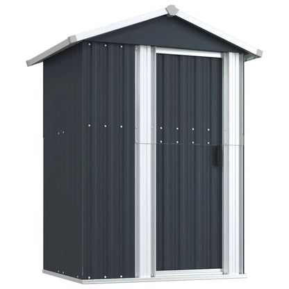 Garden Shed Green Galvanized Steel 49.6X38.4X69.7 in Garden Shed