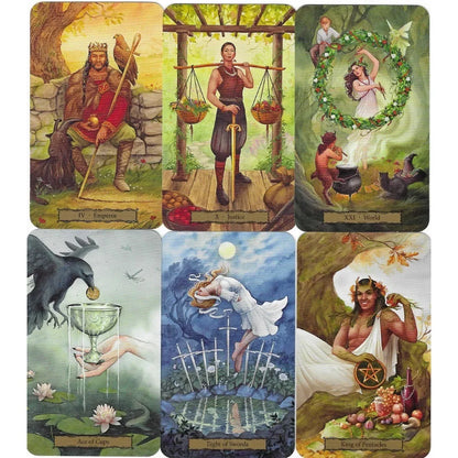 Tarot of the Witch'S Garden 78 Pcs Cards Manifestation and Magic Await You in the Witch'S Garden