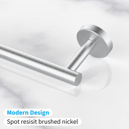 2 Pieces Brushed Nickel Bathroom Towel Bar, 24 Inch Double Towel Racks,Bathroom Towel Holder Towel Hanger for Bathroom Stainless Steel Wall Mount