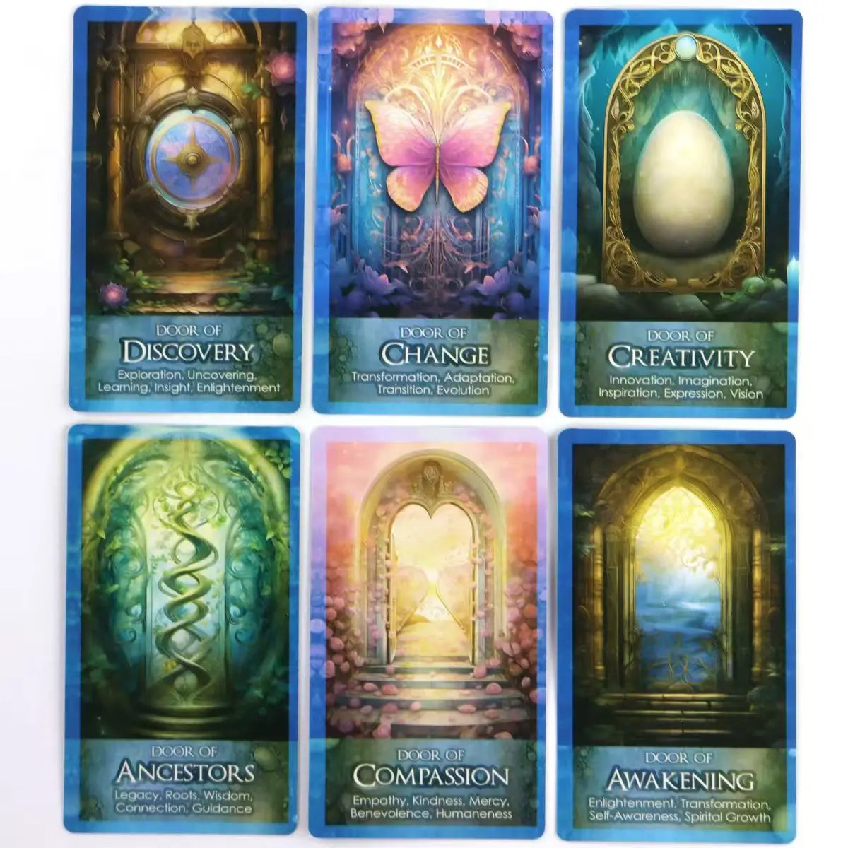 10.3*6Cm Doors of Destiny Oracle Deck 32-Card Tarot-Inspired Oracle Set