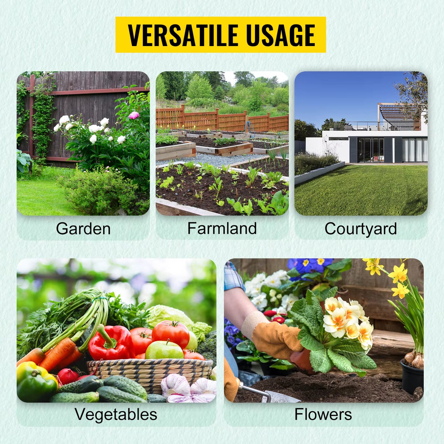 Walk-In Tunnel Greenhouse Galvanized Frame & Waterproof Cover 15X7X7/10X7X7/20X10X7/12X7X7 Ft Greenhouses & Cold Frames
