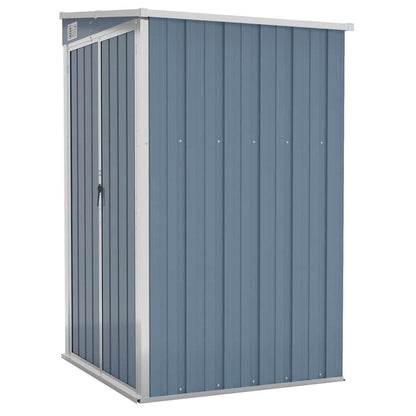 Garden Shed Grey Galvanized Steel Large Garden Shed Rectangular