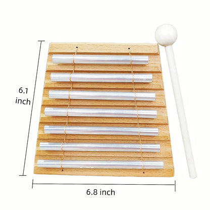 Meditation Chimes 1Phoneme the Original Guaranteed Musically Tuned Wind Zenergy Hand Chime for Classrooms Meditation Mindfulness