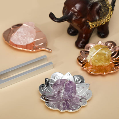 Solfeggio Frequencies Tuning Fork with Crystal Kit,Solfeggio Energy Tuners,963Hz Crown Chakra,Natural Amethyst,Meditation Gifts for Women,Shiny Silver