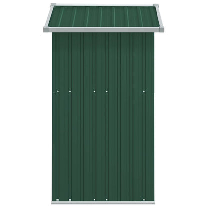 Garden Shed Green Galvanized Steel 49.6X38.4X69.7 in Garden Shed