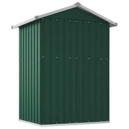 Garden Shed Green Galvanized Steel 49.6X38.4X69.7 in Garden Shed