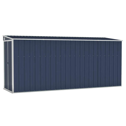 Garden Shed Grey Galvanized Steel Large Garden Shed Rectangular